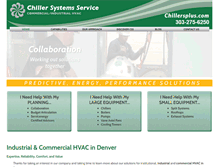 Tablet Screenshot of chillersystemsservice.com